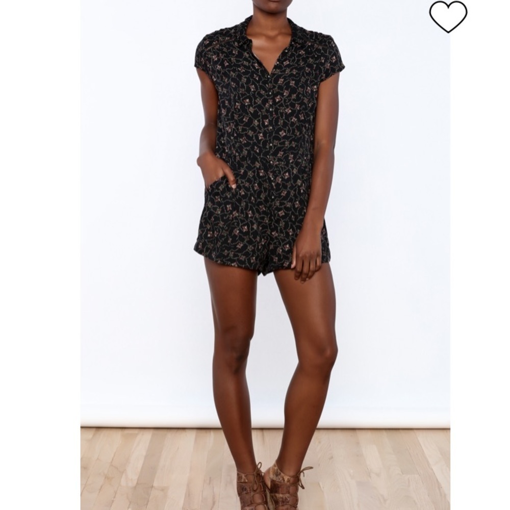 Free People Debby Dot Romper Size Large